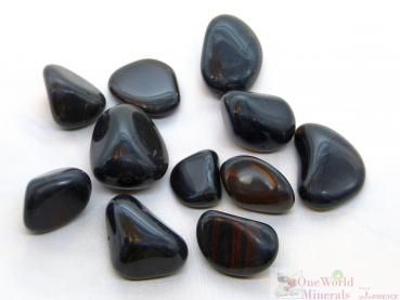 Lamellenobsidian  Trommelstein